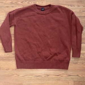 GAP Women's Rust Crewneck Sweater